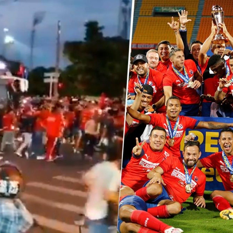 Al carajo el Covid: alocada celebración en Medellín por el título de Copa Colombia