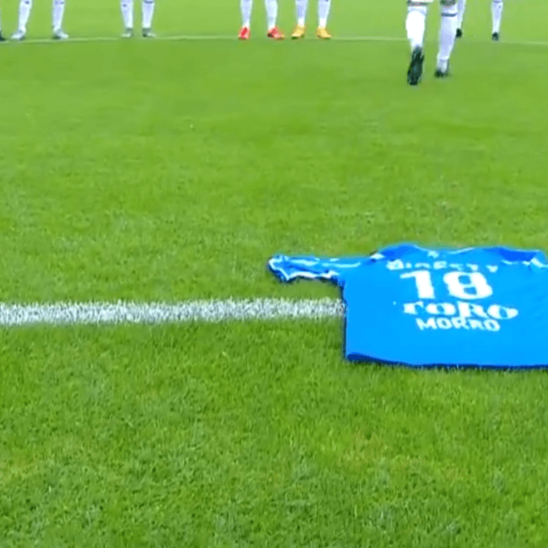 Eterno: camiseta al suelo y sentido homenaje al Morro García en Aldosivi - Godoy Cruz