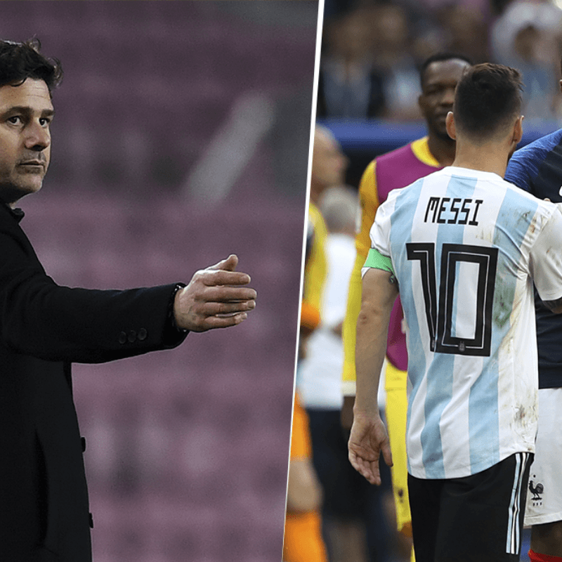 No le gustó nada: la respuesta de Pochettino cuando le preguntaron si prefería a Messi o a Mbappé