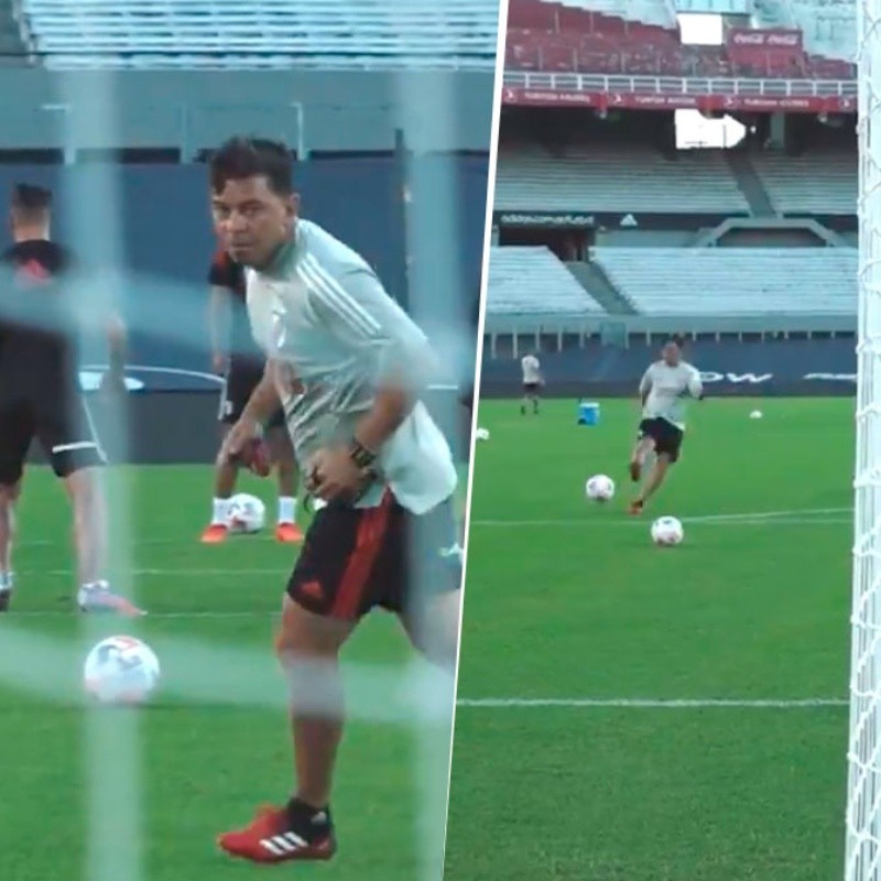 El video del golazo de Gallardo en el Monumental que subió River