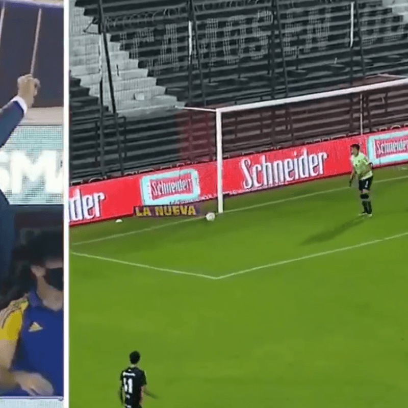 Video: Russo gritó un gol de Boca que no fue y se mató de risa en el banco