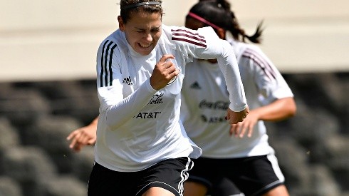 Alicia Cervantes vio acción con la selección mexicana femenil en la victoria del sábado en el Estadio Azteca