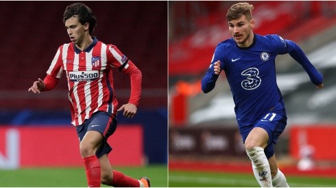 Joao Felix (left) and Timo Werner (right). (Getty)