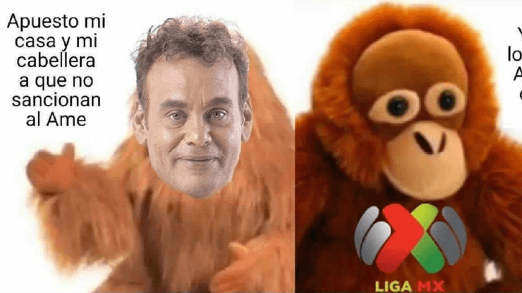 Memes tras la sanción al América con Faitelson y Atlas como protagonistas.