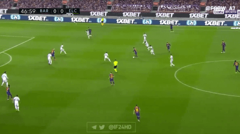 Desde ahí empezó: el último golazo de Messi para el 1-0 del Barcelona