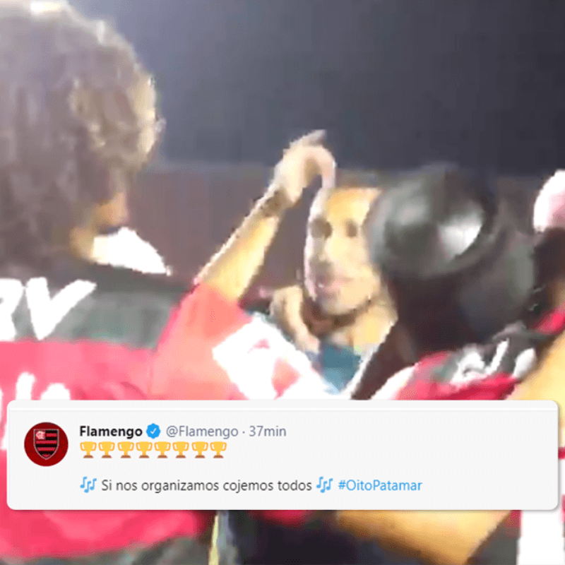 El video de los jugadores de Flamengo cantando: "Si nos organizamos..."