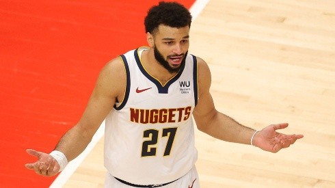 Jamal Murray was pissed after the Nuggets' loss to the Wizards. (Getty)