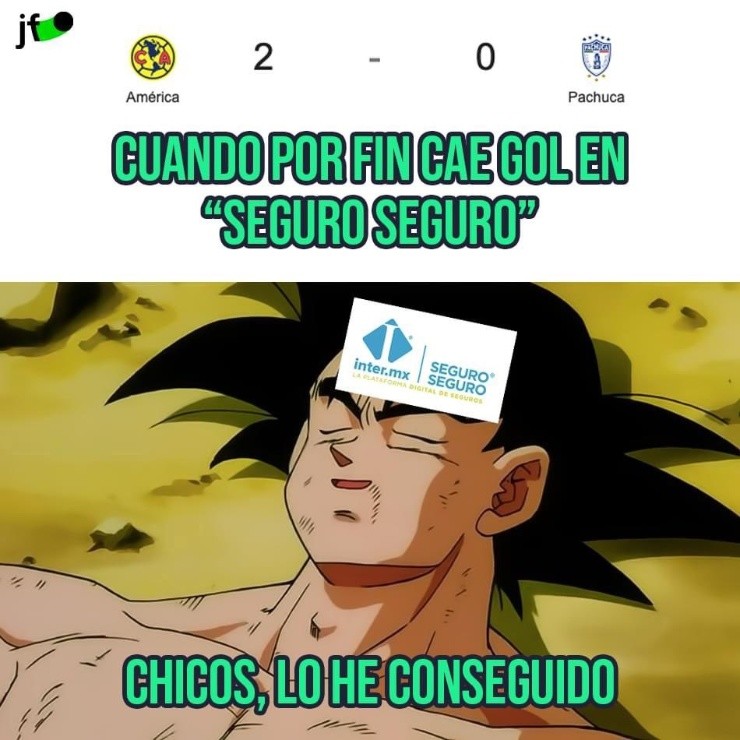 Memes de América vs. Pachuca por el Guardianes 2021. Foto: JuanFutbol
