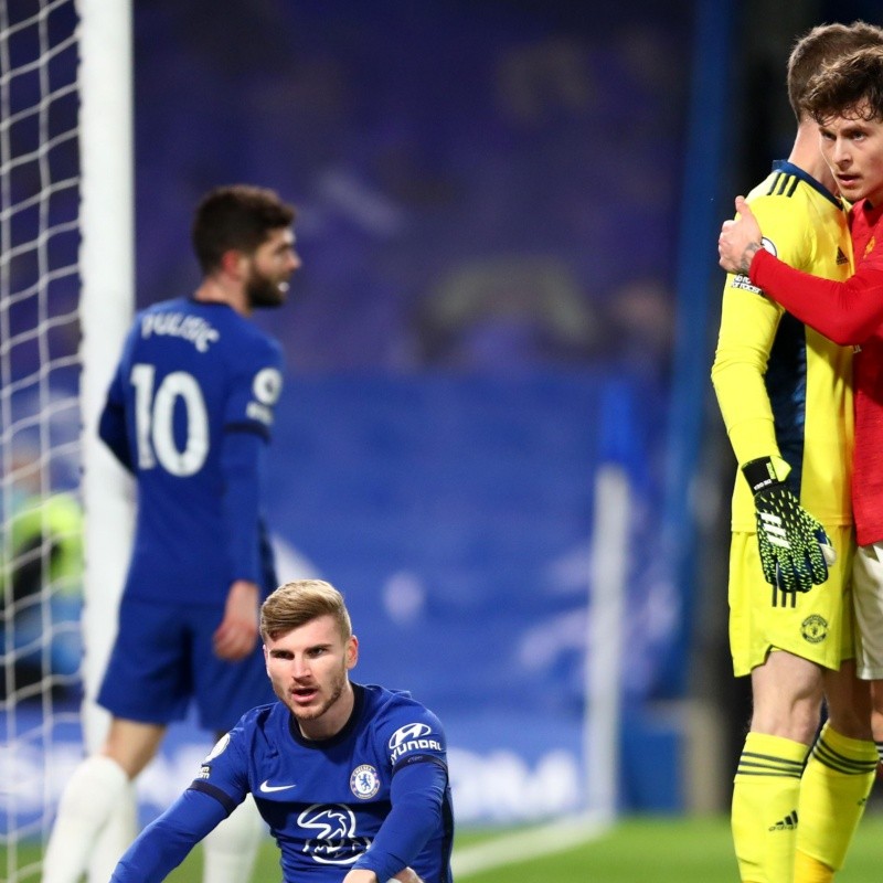 Nada que ver por aquí: Chelsea y Manchester United empataron 0-0