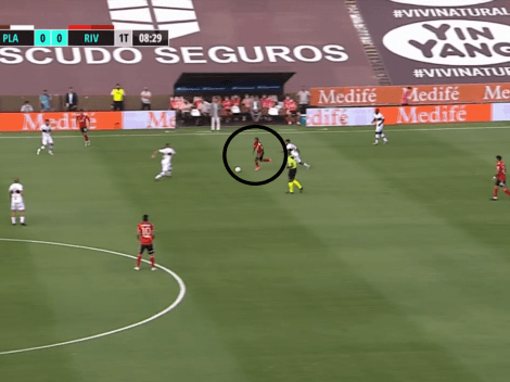 Video: la hizo toda De La Cruz para que Suárez adelante a River contra Platense