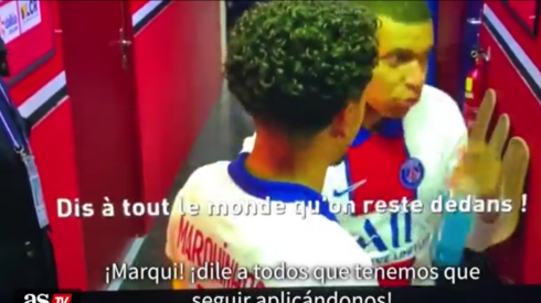 El video de Mbappé en el túnel: "Me quiero llevar el balón del partido"