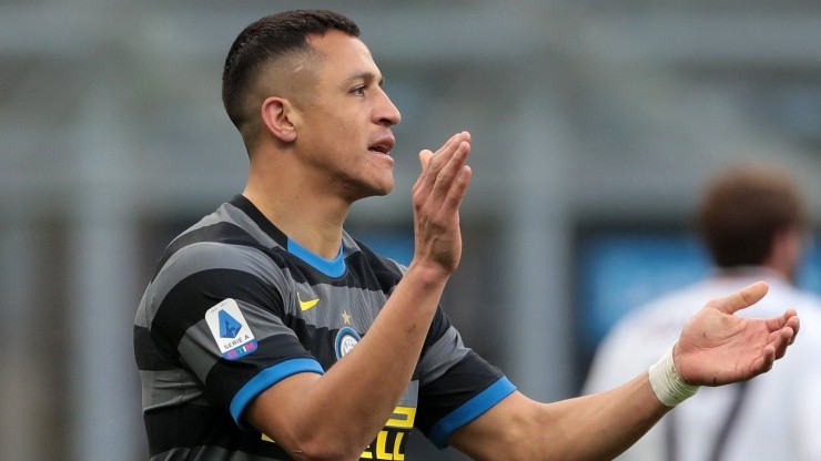 Alexis Sánchez con Inter de Milán en Serie A