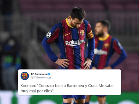 A Messi no le gusta esto: la frase de Koeman sobre Bartomeu y el tuit del Barça