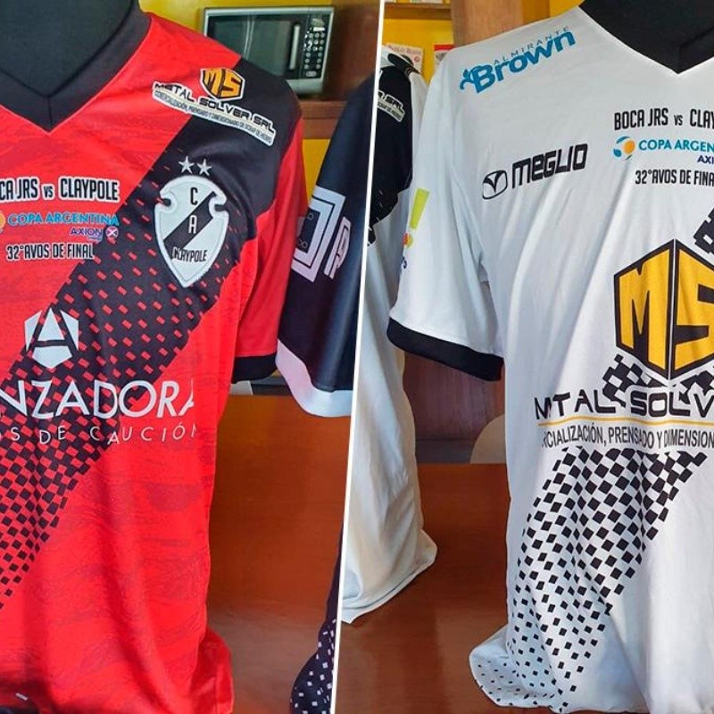 La historia detrás de las camisetas de Claypole para el partido de hoy contra Boca