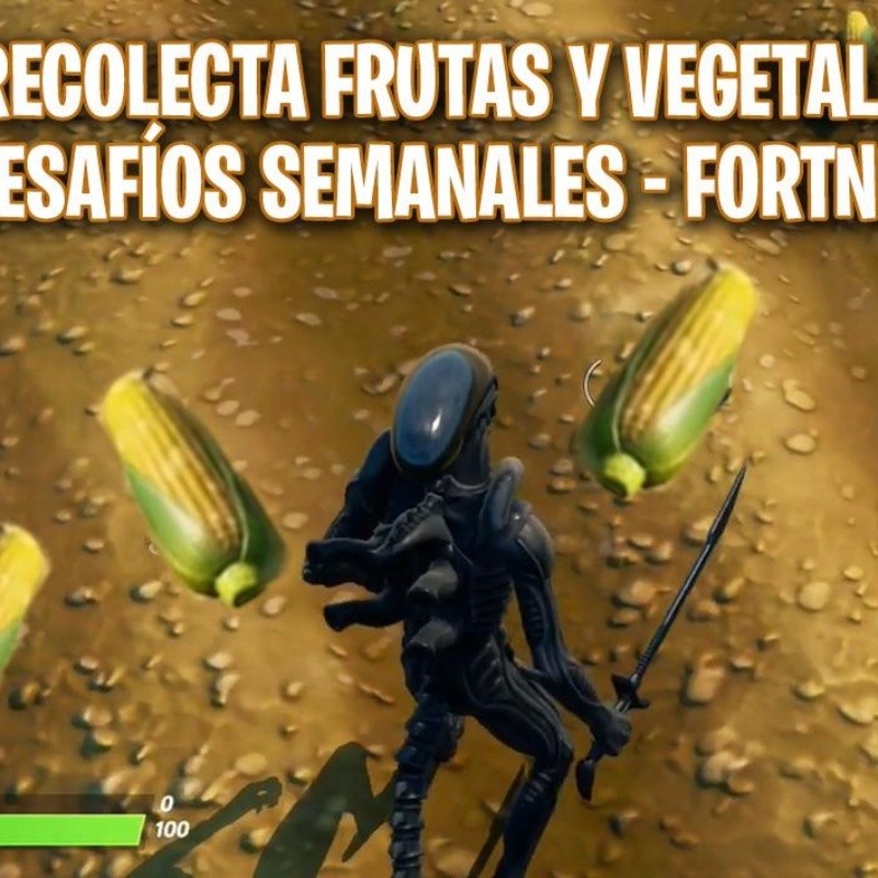 Cómo y dónde recolectar frutas y vegetales en Fortnite