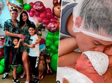 Mateus Uribe y Cindy Álvarez celebran el nacimiento de su tercer hijo