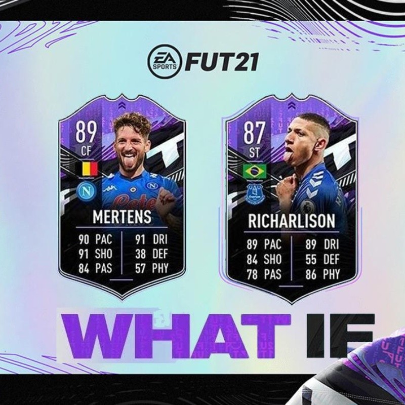 Este es el Equipo 2 de What If?... en el Ultimate Team del FIFA 21