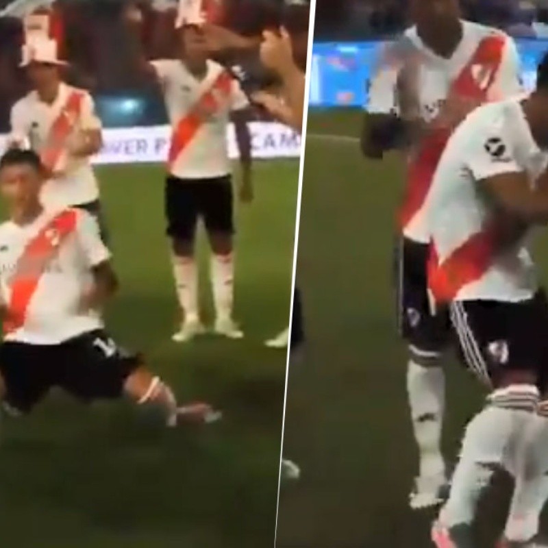 Los pasos prohibidos: el video viral de Alex Vigo en los festejos de River