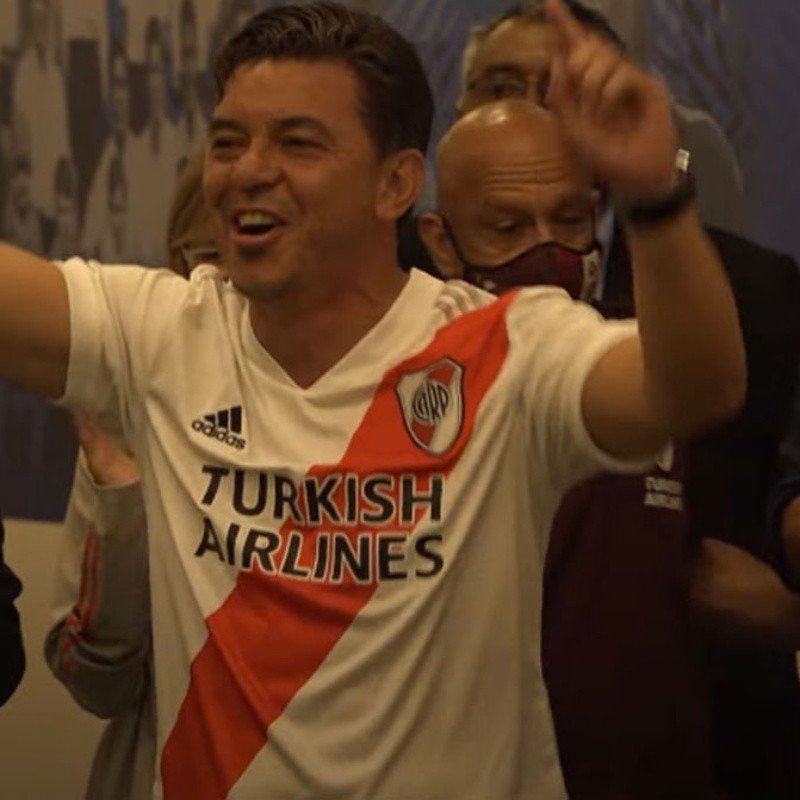 El video que subió River de Gallardo cantando como un hincha más