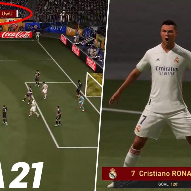 Con la del Madrid: chilena de CR7 para ganar en el último minuto en el FIFA 21