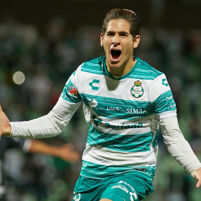 Santos Laguna venció a Necaxa e igualó en puntos a Toluca y Monterrey