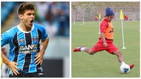 Grêmio e Ayacucho se enfrentam nesta quarta-feira (Foto: Getty Images/ Reprodução - Twitter)
