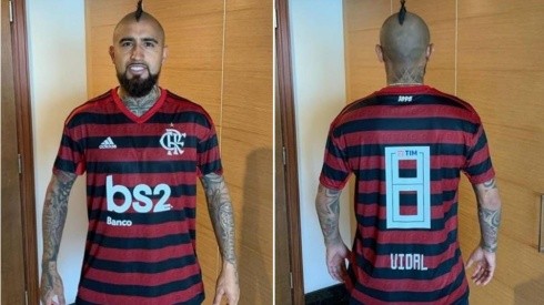 Arturo Vidal ha mostrado en ocasiones anteriores su afinidad con el club Flamengo