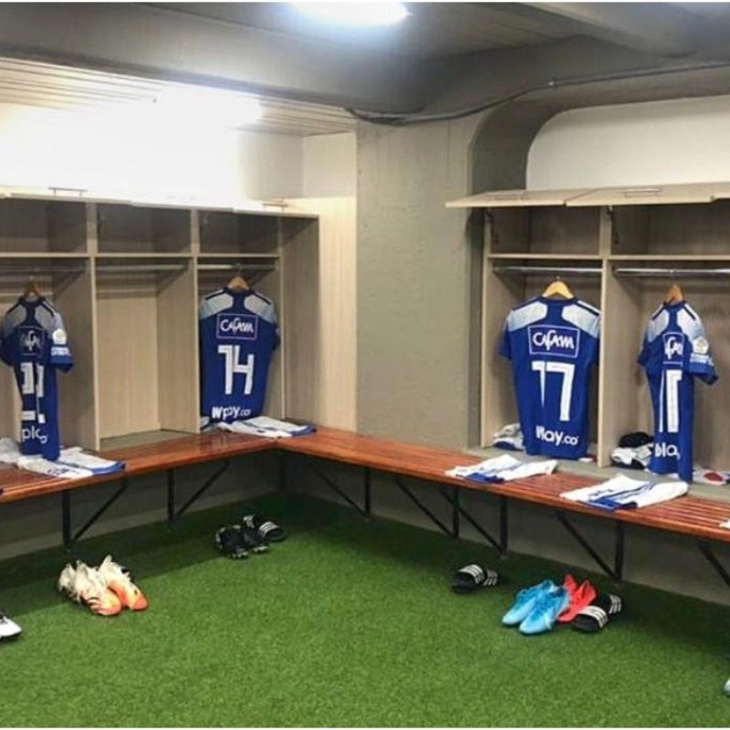 El curioso detalle en el camerino de Millonarios con unos de sus ex jugadores