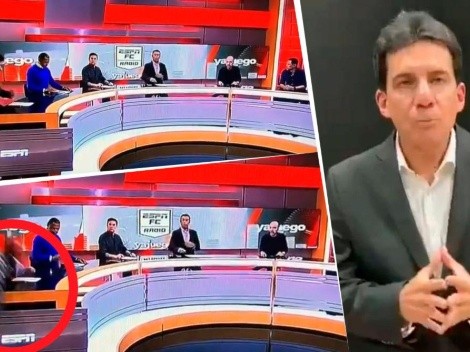 Impactante video: pantalla gigante le cae encima a periodista de Espn en vivo
