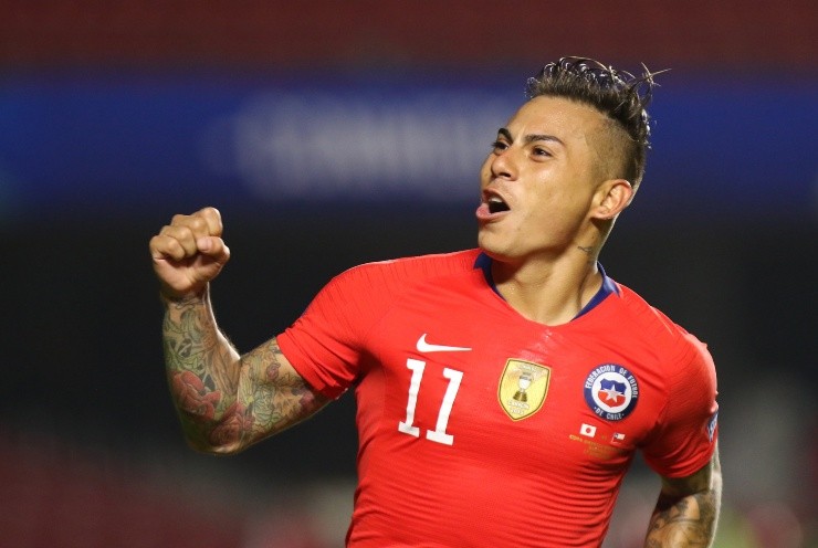 Eduardo Vargas con la Selección de Chile