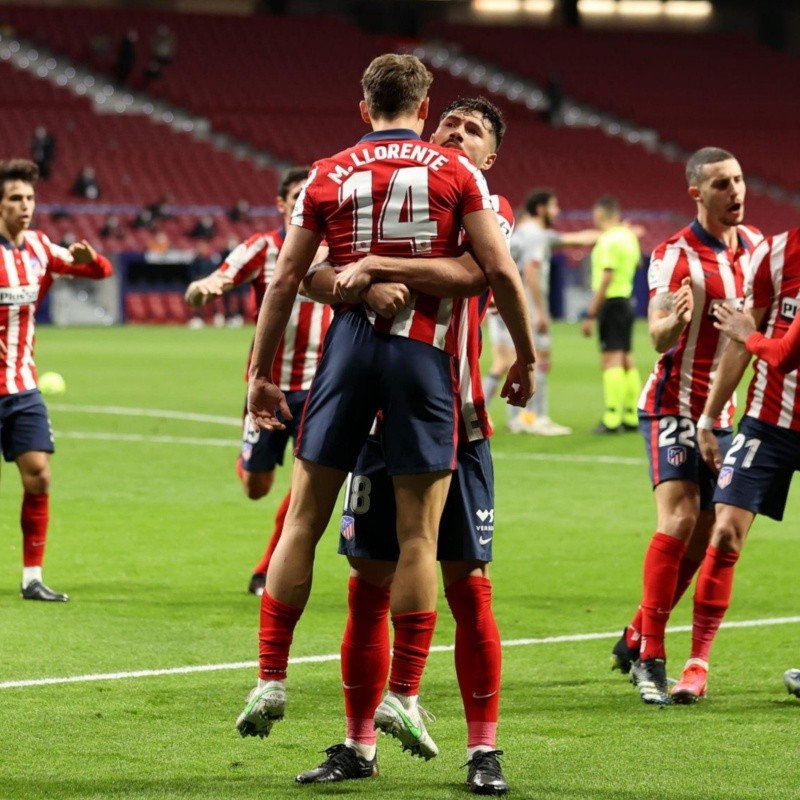 Atlético Madrid ganó un partido chivísimo y le sacó seis puntos al Barcelona