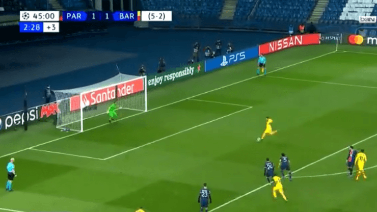 ¡Messi erró el penal para Barcelona! Keylor Navas se lo atajó y salvó al PSG