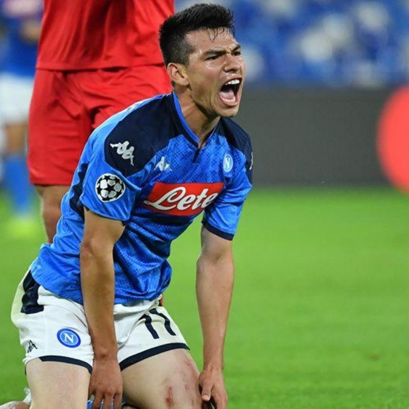 Hirving Lozano regresó a los entrenamientos con Napoli