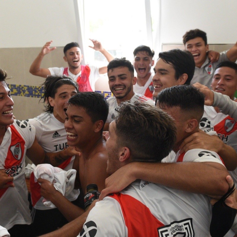 Está dulce: el tuit de River después de ganarle el Superclásico de la Reserva a Boca