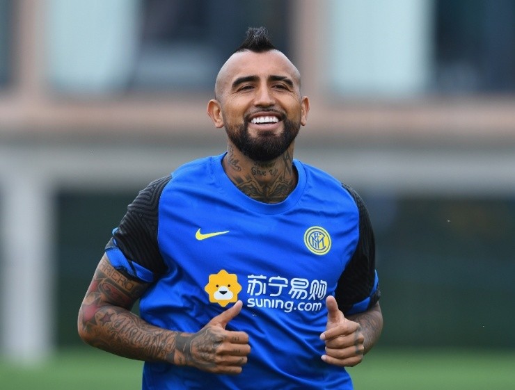 Arturo Vidal con Inter de Milán en Italia