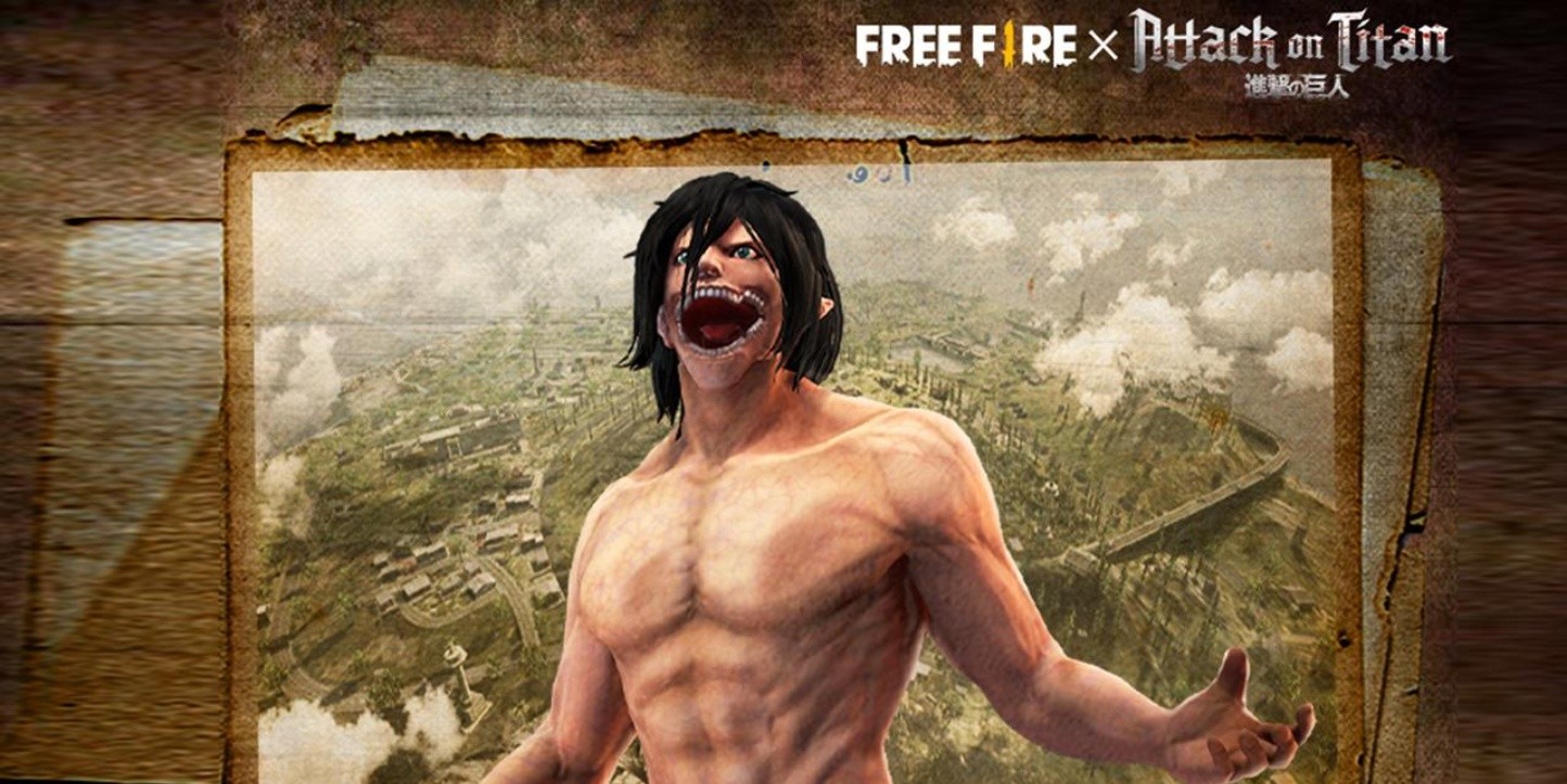 Free Fire | El Titán de Ataque de Shingeki No Kyojin ya está disponible