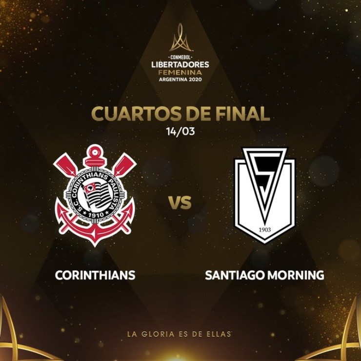 Santiago Morning vs Corinthians en Copa Libertadores Femenina