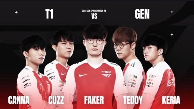 Faker vuelve al competitivo y T1 aplasta a Gen.G en la LCK de League of Legends