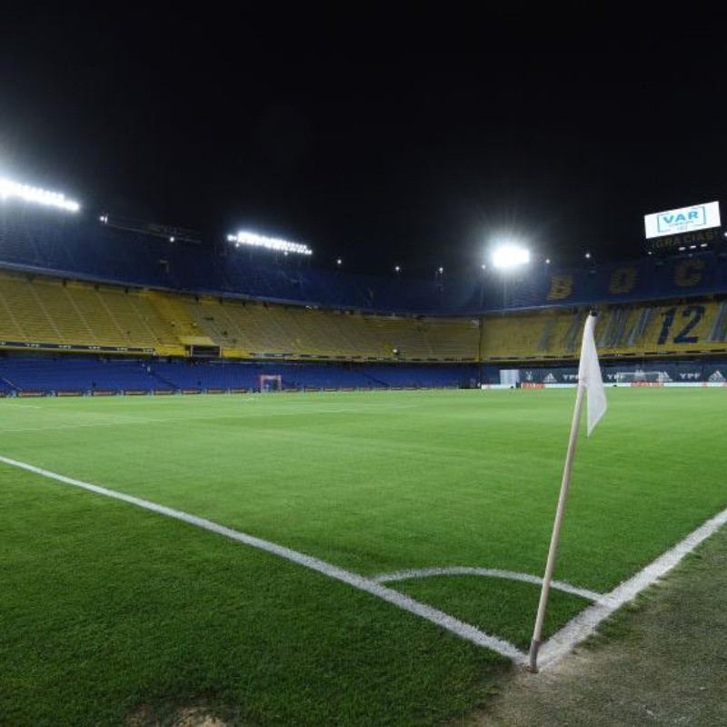 Foto: así espera la Bombonera por el Superclásico entre Boca y River