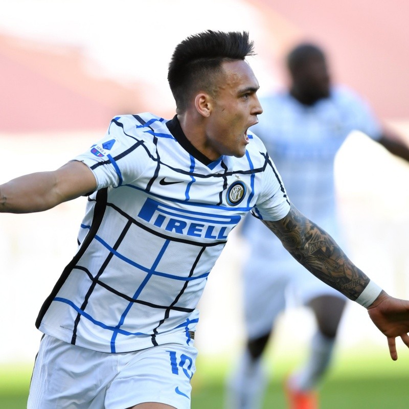 Nivel supremo: cabezazo infernal de Lautaro Martínez para el 2-1 del Inter