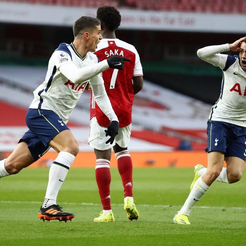 Cierren la Premier para siempre: golazo de rabona de Lamela ante Arsenal