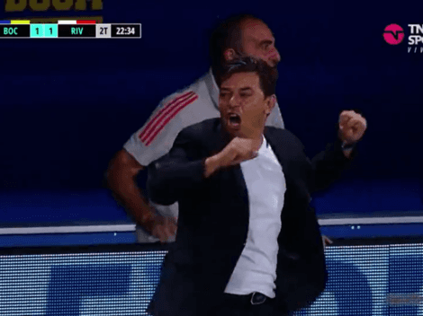 Video: Gallardo explotó con el gol de Palavecino