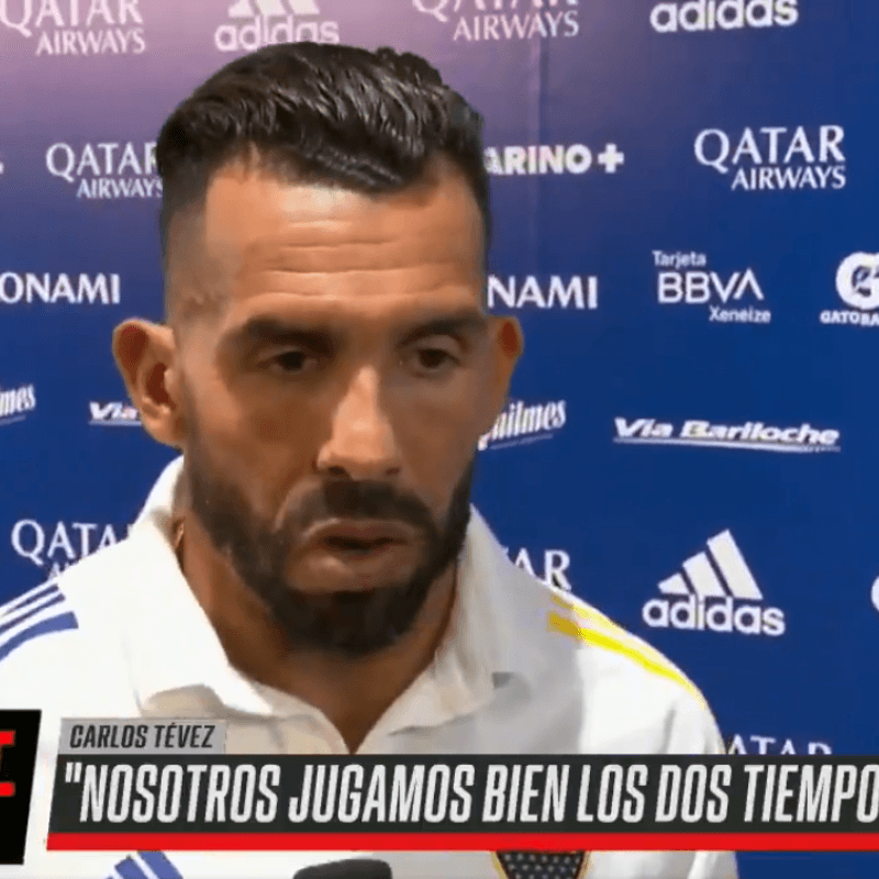 Tevez explicó cómo Armani le tapó el mano a mano del primer tiempo