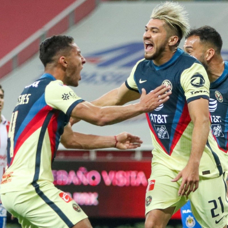 América humilló a las Chivas ante su público en el Estadio Akron