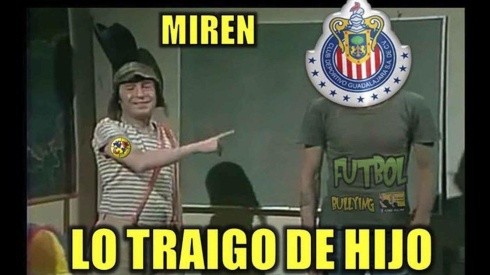 Memes tras la goleada del América ante Chivas.