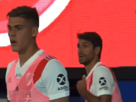 Video: Ponzio se volvió loco con el gol de Palavecino