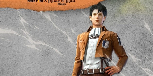 Free Fire | Ya disponible la skin de Levi Ackerman de Shingeki No