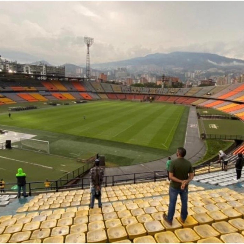 Continúan los simulacros para el regreso de los hinchas a los estadios de Colombia