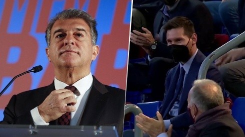 Laporta asumió como presidente del Barcelona y le mandó un mensaje a Messi