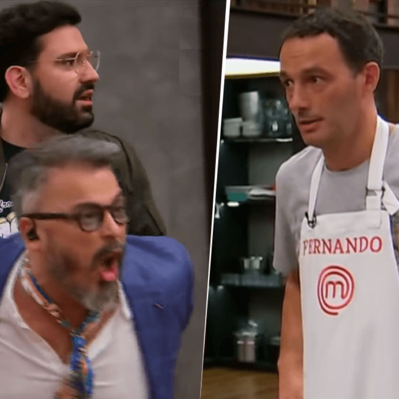 Video: Donato explotó de furia con Fernando Carlos en MasterChef